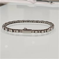 Bracciale John Richmond Donna Tennis Lab in Titanio Diamante Lab Grown 2.40 Ct JRTW16WW - JRTW16WW